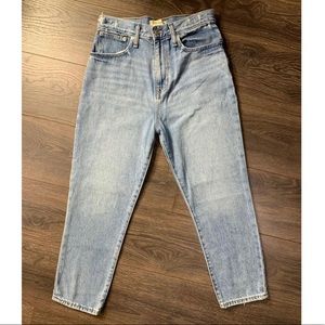 NWT Madewell “Mom jeans”